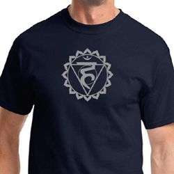 Vishuddha Chakra Mens Yoga Shirts
