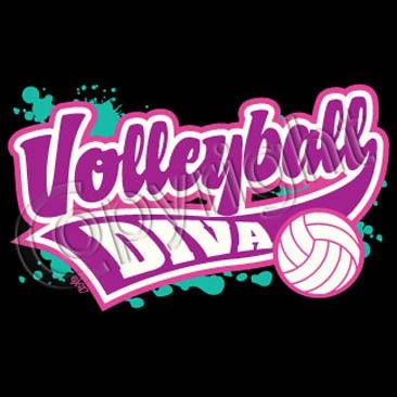 Volleyball Diva Adult Shirt