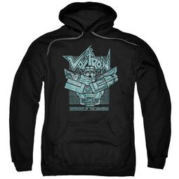 Voltron Hoodie Defender Rough Black Sweatshirt Hoody