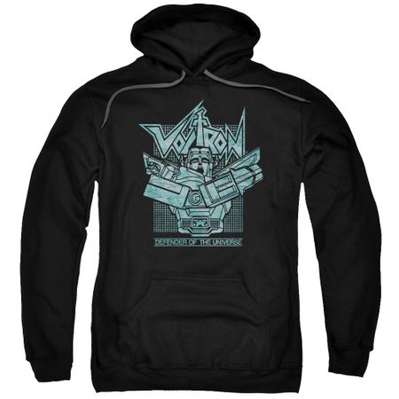 Voltron Hoodie Defender Rough Black Sweatshirt Hoody