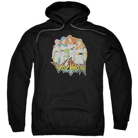 Voltron Hoodie Group Black Sweatshirt Hoody
