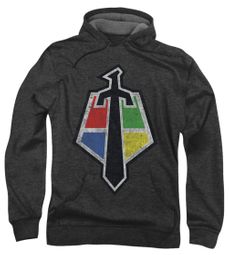 Voltron Hoodie Sweatshirt Sigil Charcoal Adult Hoody Sweat Shirt