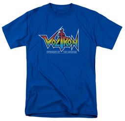 Voltron Shirt Logo Adult Royal Blue Tee T-Shirt