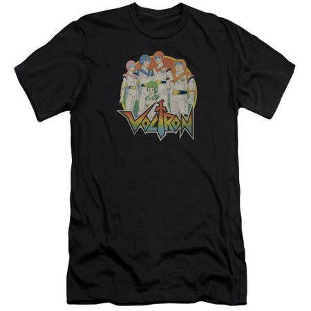 Voltron Shirt Slim Fit Group Black Tee T-Shirt