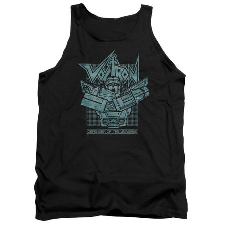 Voltron Shirt Tank Top Defender Rough Black Tanktop