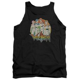 Voltron Shirt Tank Top Group Black Tanktop