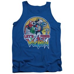 Voltron Shirt Tank Top Let's Form Royal Blue Tanktop