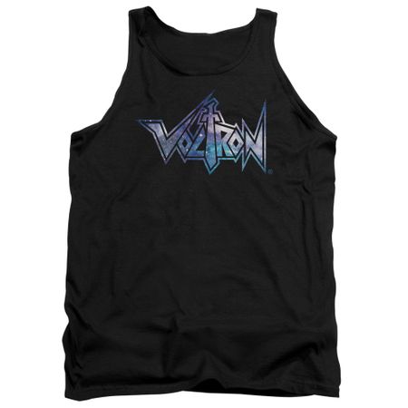 Voltron Shirt Tank Top Space Logo Black Tanktop