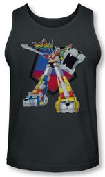 Voltron Tank Top Blazing Sword Charcoal Tanktop