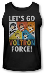 Voltron Tank Top Force Black Tanktop Voltron Tank Top Force Black Tanktop