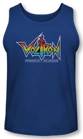 Voltron Tank Top Logo Royal Blue Tanktop