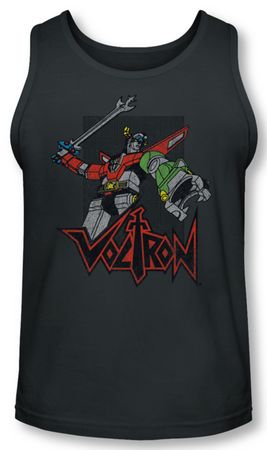 Voltron Tank Top Roar Charcoal Tanktop