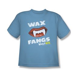Wack O Wax Shirt Kids Fangs Carolina Blue T-Shirt