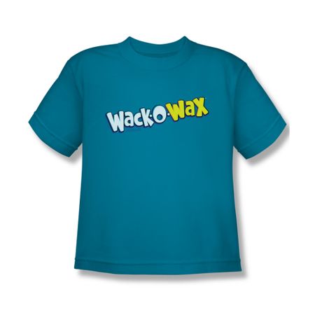Wack O Wax Shirt Kids Logo Turquoise T-Shirt