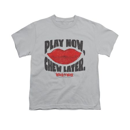 Wack O Wax Shirt Kids Play Silver T-Shirt