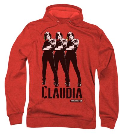 Warehouse 13 Hoodie Sweatshirt Claudia Red Adult Hoody Sweat Shirt