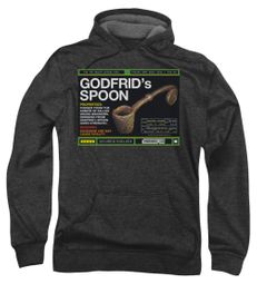 Warehouse 13 Hoodie Sweatshirt Godfrid Spoon Charcoal Adult Hoody