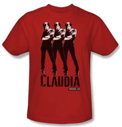 Warehouse 13 Shirt Claudia Adult Red Tee T-Shirt