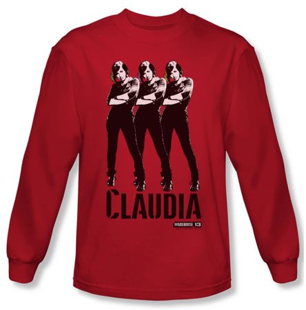 Warehouse 13 Shirt Claudia Long Sleeve Red Tee T-Shirt