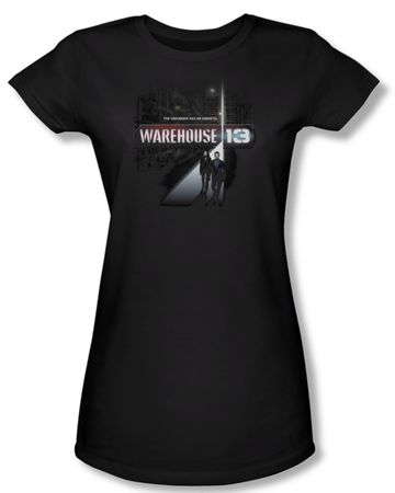 Warehouse 13 Shirt Juniors The Unknown Black Tee T-Shirt