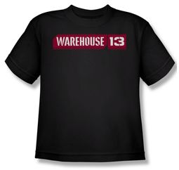 Warehouse 13 Shirt Kids Logo Black Youth Tee T-Shirt