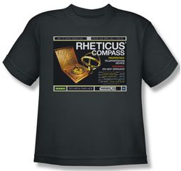 Warehouse 13 Shirt Kids Rheticus Compass Charcoal Youth Tee T-Shirt Warehouse 13 Shirt Kids Rheticus Compass Charcoal Youth Tee T-Shirt