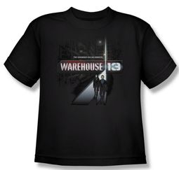 Warehouse 13 Shirt Kids The Unknown Black Youth Tee T-Shirt Warehouse 13 Shirt Kids The Unknown Black Youth Tee T-Shirt