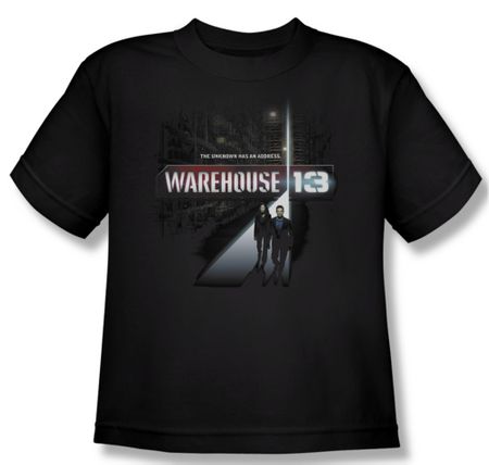 Warehouse 13 Shirt Kids The Unknown Black Youth Tee T-Shirt