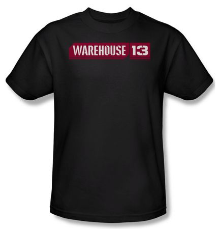 Warehouse 13 Shirt Logo Adult Black Tee T-Shirt