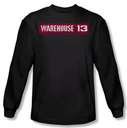 Warehouse 13 Shirt Logo Long Sleeve Black Tee T-Shirt