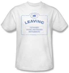 Warehouse 13 Shirt Now Leaving Univille Adult White Tee T-Shirt