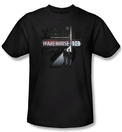 Warehouse 13 Shirt The Unknown Adult Black Tee T-Shirt