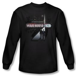 Warehouse 13 Shirt The Unknown Long Sleeve Black Tee T-Shirt Warehouse 13 Shirt The Unknown Long Sleeve Black Tee T-Shirt