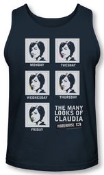 Warehouse 13 Tank Top Many Looks Navy Blue Tanktop Warehouse 13 Tank Top Many Looks Navy Blue Tanktop