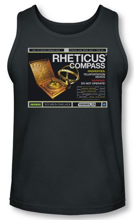 Warehouse 13 Tank Top Rheticus Compass Charcoal Tanktop