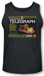 Warehouse 13 Tank Top Telegraph Island Charcoal Tanktop