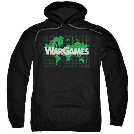WarGames  Hoodie Game Board Black Sweatshirt Hoody