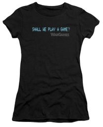 WarGames Juniors Shirt Shall We Play A Game? Black T-Shirt WarGames Juniors Shirt Shall We Play A Game? Black T-Shirt