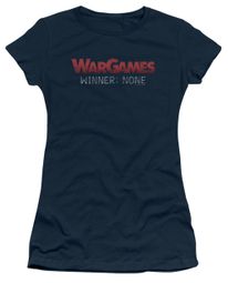 WarGames Juniors Shirt Winner None Navy Blue T-Shirt WarGames Juniors Shirt Winner None Navy Blue T-Shirt