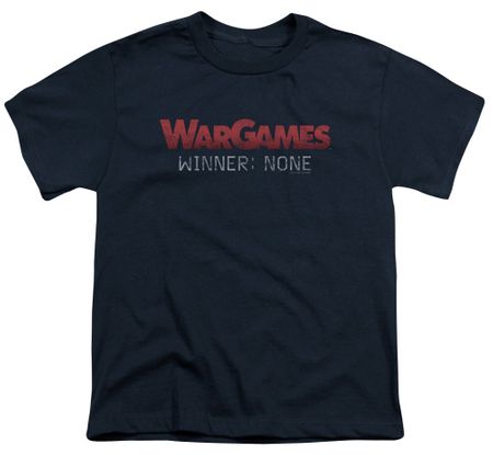 WarGames  Kids Shirt Winner None Navy Blue T-Shirt