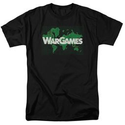 WarGames Shirt Game Board Black T-Shirt