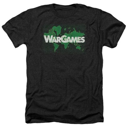 WarGames Shirt Game Board Heather Black T-Shirt