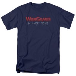 WarGames Shirt Winner None Navy Blue T-Shirt WarGames Shirt Winner None Navy Blue T-Shirt