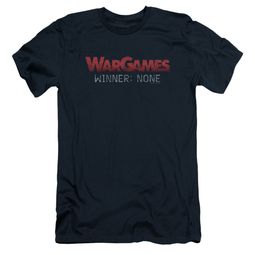 WarGames Slim Fit Shirt Winner None Navy Blue T-Shirt WarGames Slim Fit Shirt Winner None Navy Blue T-Shirt