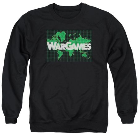 WarGames  Sweatshirt Game Board Adult Black Sweat Shirt