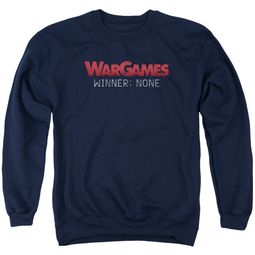 WarGames Sweatshirt Winner None Adult Navy Blue Sweat Shirt WarGames Sweatshirt Winner None Adult Navy Blue Sweat Shirt