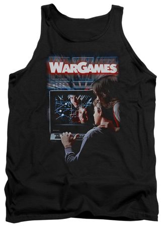 WarGames  Tank Top Movie Poster Black Tanktop