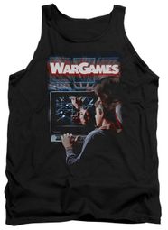 WarGames Tank Top Movie Poster Black Tanktop WarGames Tank Top Movie Poster Black Tanktop