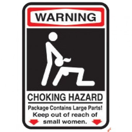 Warning - Choking Hazard Funny T-shirt Tee Shirt