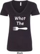 What the Fork WTF Ladies V-Neck Shirt